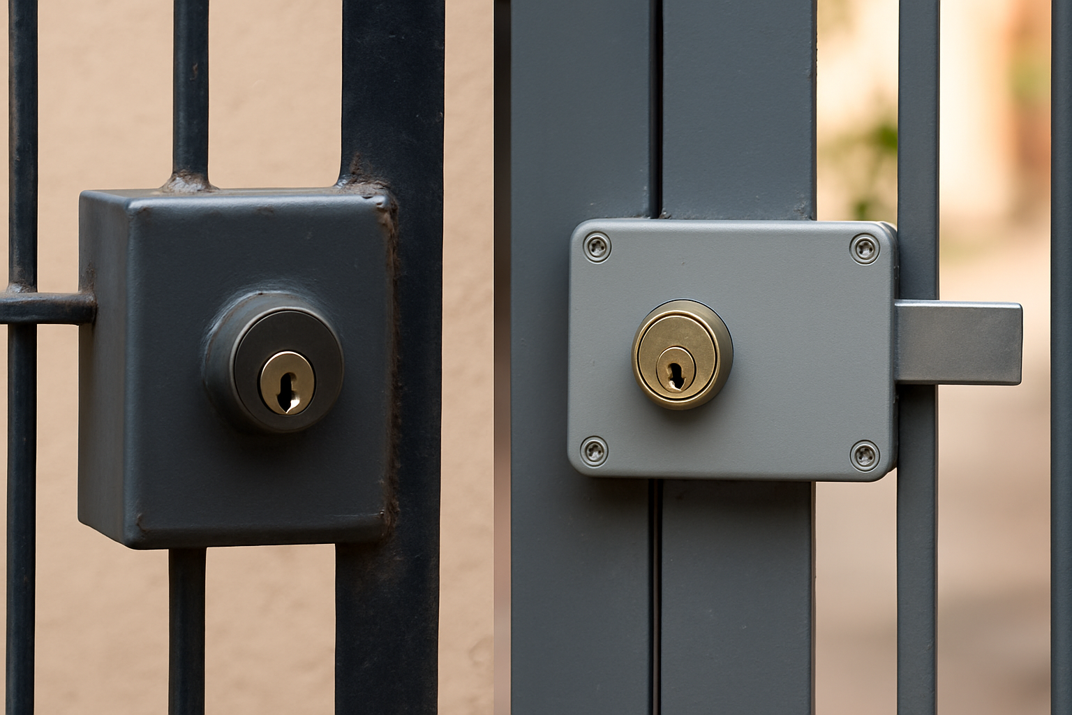 Weld-In vs Surface-Mounted Gate Locks | Ultralock